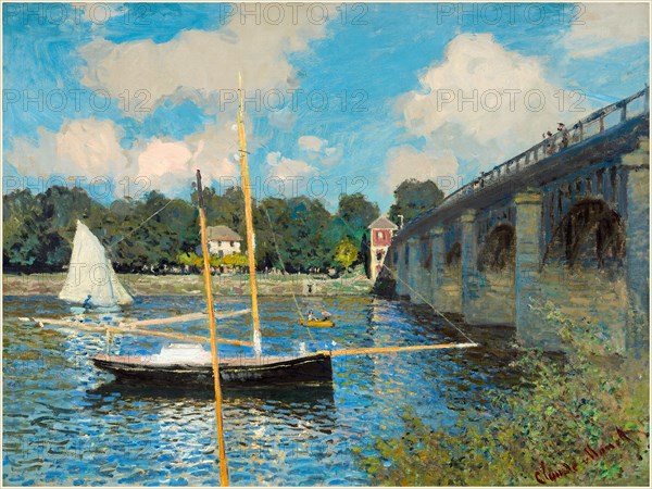 Claude Monet, French (1840-1926), The Bridge at Argenteuil, 1874, oil on canvas