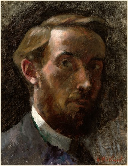 Edouard Vuillard, Self-Portrait, Aged 21, French, 1868-1940, 1889, oil on canvas