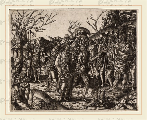 Italian 16th Century, The Death of Virginia, c. 1500-1510, engraving