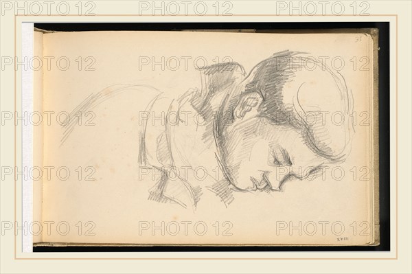 Paul Cézanne, The Artist's Son, French, 1839-1906, c. 1887, graphite on wove paper
