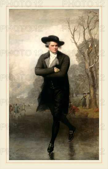 Gilbert Stuart, The Skater (Portrait of William Grant), American, 1755-1828, 1782, oil on canvas