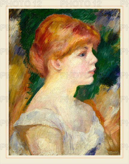 Auguste Renoir, Suzanne Valadon, French, 1841-1919, c. 1885, oil on canvas
