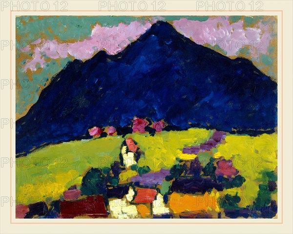 Alexej von Jawlensky, Murnau, Russian, 1864-1941, 1910, oil on hardboard