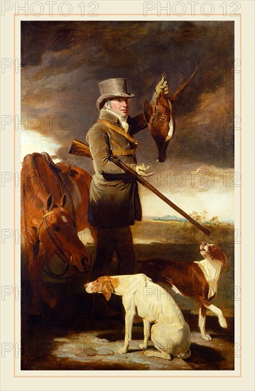 Benjamin Marshall, British (1768-1835), J.G. Shaddick, the Celebrated Sportsman, 1806, oil on canvas
