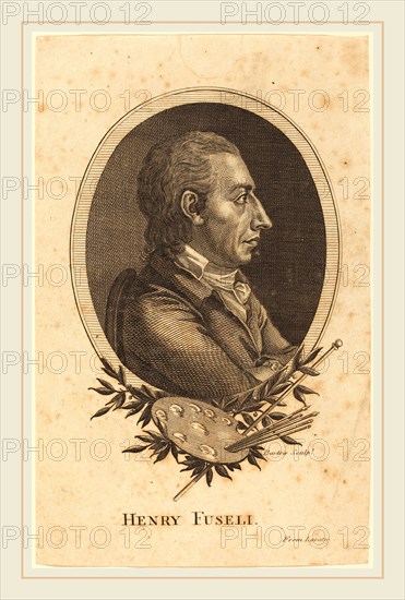 Attributed to Inigo Barlow, British (active c. 1790), Henry Fuseli, engraving