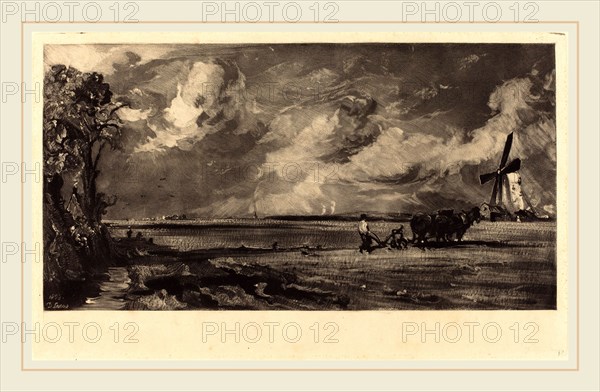 David Lucas after John Constable, British (1802-1881), Spring, c. 1832, mezzotint on laid paper [proof]