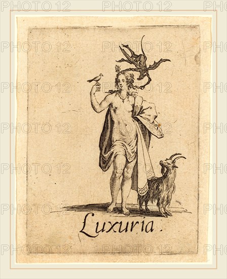 Jacques Callot, French (1592-1635), Lust, probably after 1621, etching and engraving