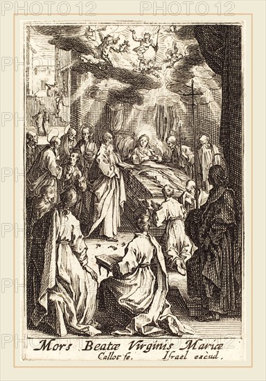 Jacques Callot, French (1592-1635), The Death of the Virgin, in or after 1630, etching