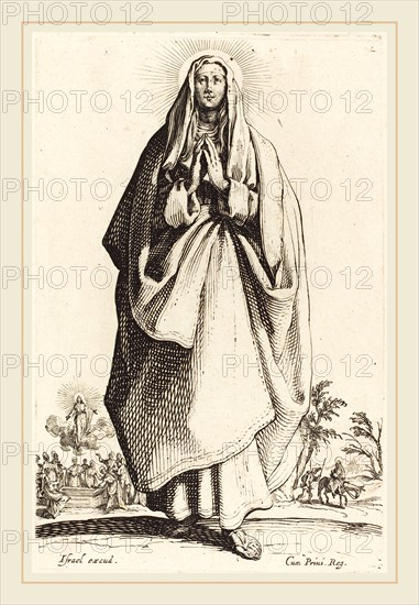 Jacques Callot, French (1592-1635), The Virgin, published 1631, etching