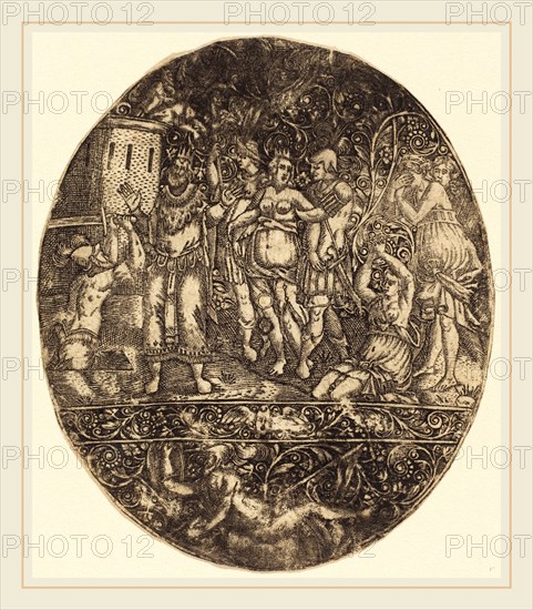 Antoine Jacquard, French (died 1652), The Capture of Troy, engraving