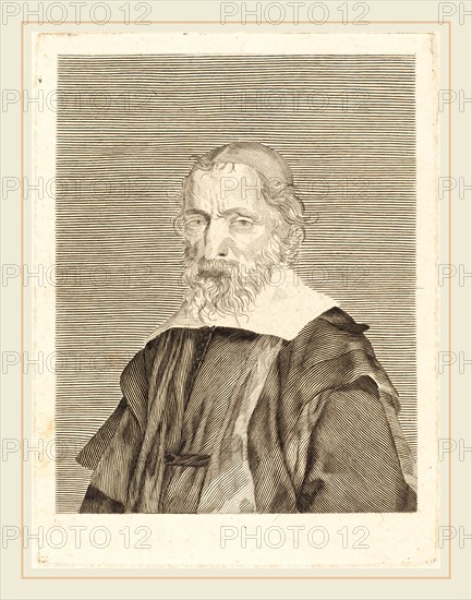 after Claude Mellan, Nicolas-Claude Fabri de Peiresc, 1637 or after, engraving on laid paper