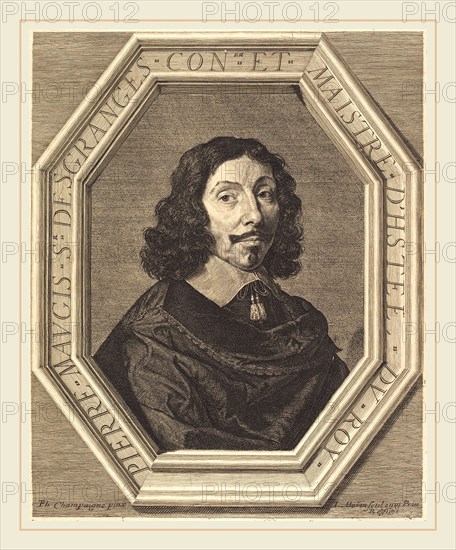 Jean Morin after Philippe de Champaigne, French (c. 1600-1650), Pierre Maugis, engraving and etching