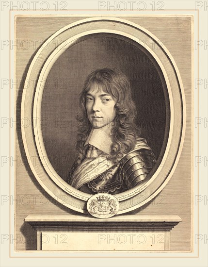 Robert Nanteuil, French (1623-1678), Godefroi-Maurice, Duc de Bouillon, 1657, engraving