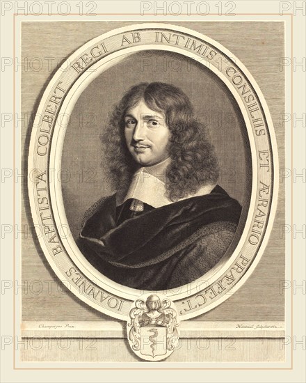 Robert Nanteuil after Philippe de Champaigne, French (1623-1678), Jean-Baptiste Colbert, 1662, engraving