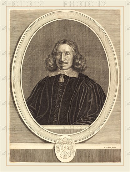 Robert Nanteuil, French (1623-1678), Michel Larcher, 1649, engraving