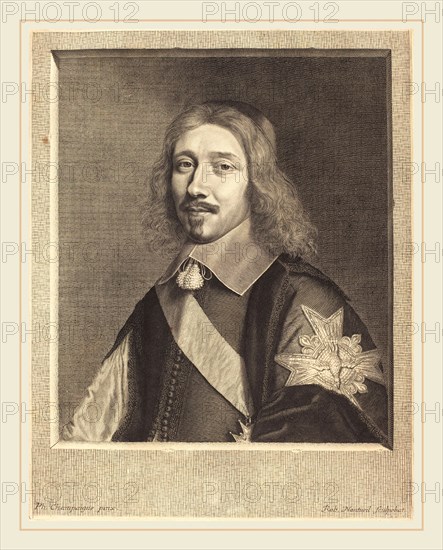 Robert Nanteuil after Philippe de Champaigne, French (1623-1678), Chancellor Michel Le Tellier, 1653, engraving
