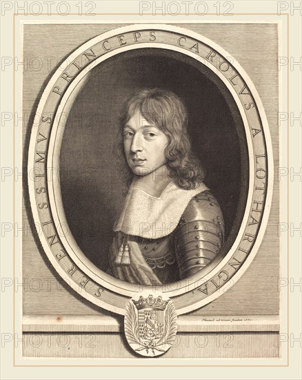 Robert Nanteuil, French (1623-1678), Charles V, Duc de Lorraine, 1660, engraving