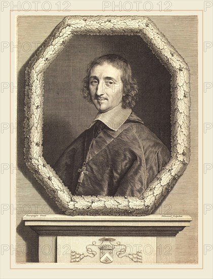 Robert Nanteuil after Philippe de Champaigne, French (1623-1678), Ferdinand de Neufville, 1656, engraving