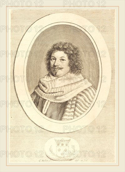 Claude Mellan, French (1598-1688), René de Longueil, engraving on laid paper