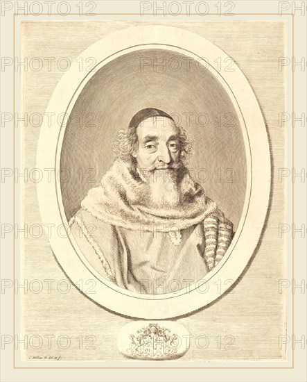 Claude Mellan, French (1598-1688), Mathieu Mole, in or after 1656, engraving on laid paper