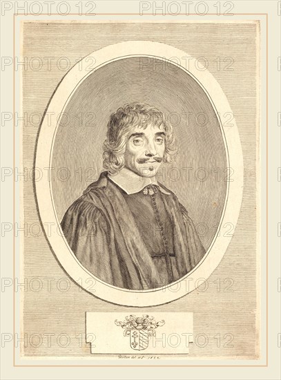 Claude Mellan, French (1598-1688), Jean Perrault, 1632, engraving