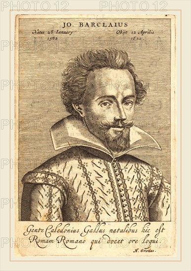 Claude Mellan after Daniel Dumonstier, French (1598-1688), John Barclay, published 1623, engraving