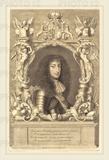 Robert Nanteuil after Justus van Verus, French (1623-1678), Charles-Emmanuel, Duc de Savoie, 1668, engraving