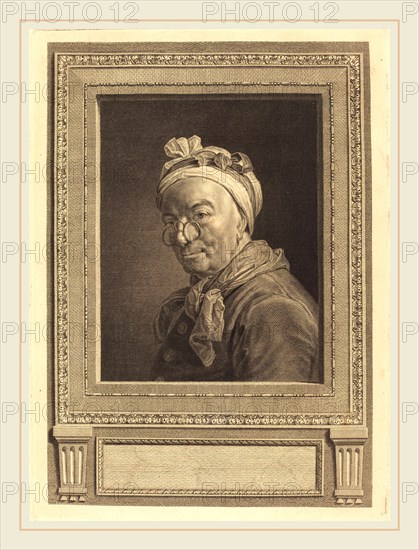 Juste Chevillet after Jean Siméon Chardin, French (1729-1790), Jean Baptiste Simeon Chardin, engraving and etching