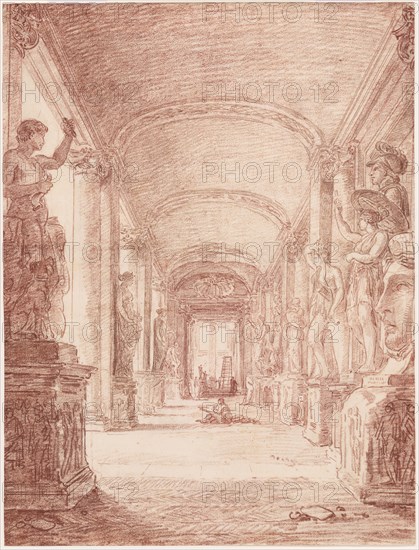 A Draftsman in the Capitoline Gallery