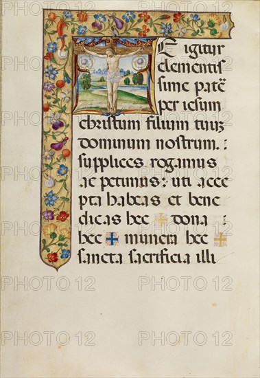Initial T:  The Crucifixion