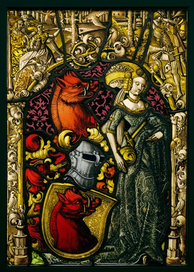 Heraldic Panel with the Arms of the Eberler Family