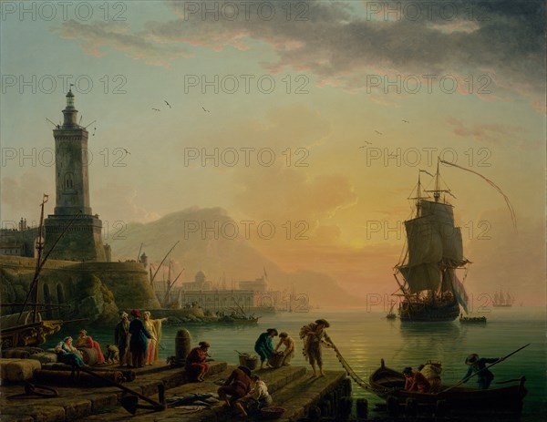 Vernet, A Calm at a Mediterranean Port