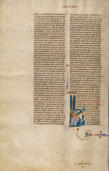 Initial H: Saint Jerome