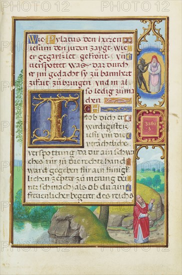 Border with Zechariah's Vision of the High Priest and the Devil