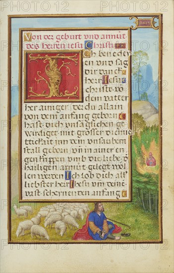 Border with Moses and the Burning Bush