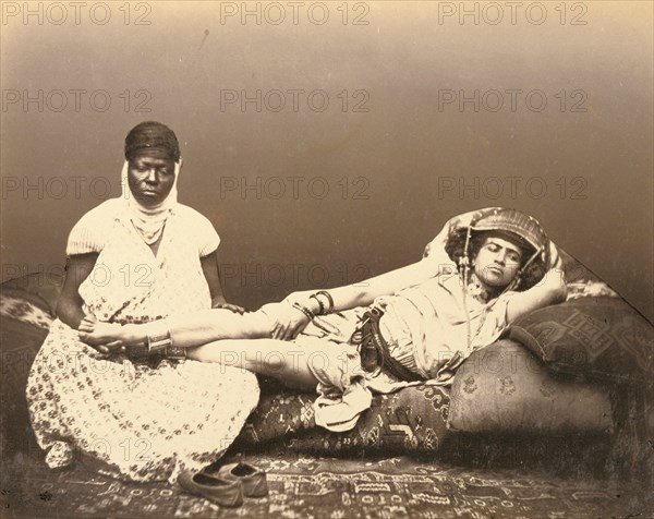 [A Moorish Woman with Her Maid]