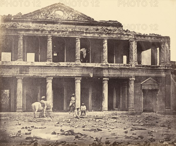 [Interior of Secundrabagh After the Massacre]