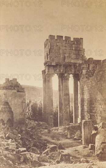 Peristyle, Temple of  Bacchus, Baalbek