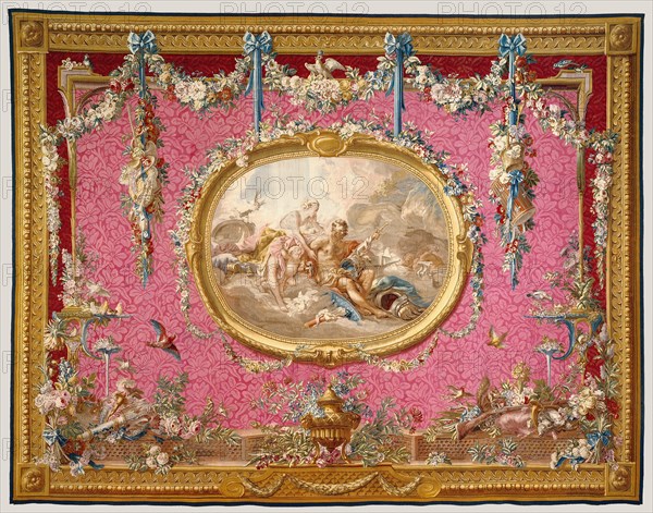 Tapestry: Vénus aux forges de Vulcain, from Les Tentures de Fra