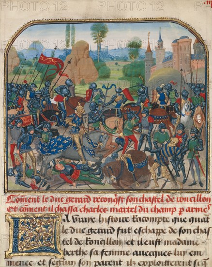 The Battle before Roussillon's Castle