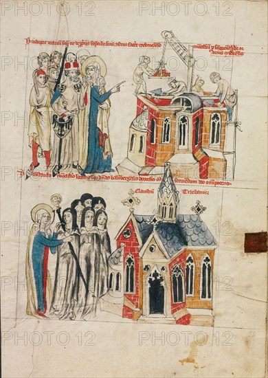 Saint Hedwig and the New Convent,  Nuns from Bamberg Settling at