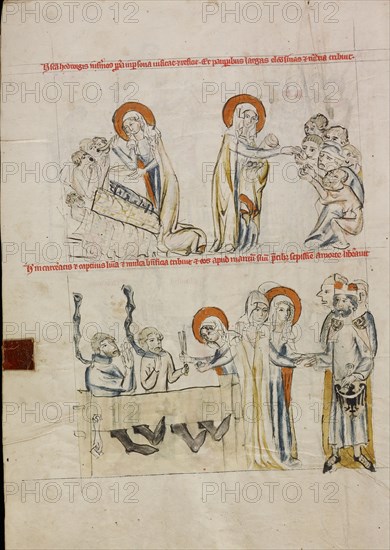 Saint Hedwig Caring for the Sick,  Saint Hedwig Caring for Priso