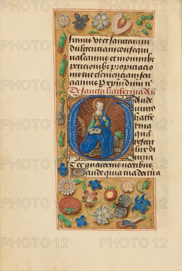Initial G: Saint Catherine