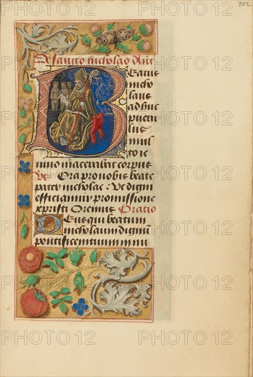 Initial B: Saint Nicholas