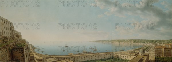 A View of the Bay of Naples, Looking Southwest from the Pizzofal