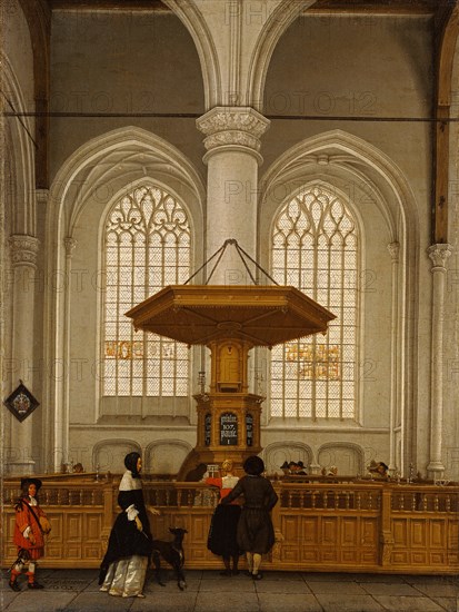 Interior of the Laurenskerk at Rotterdam