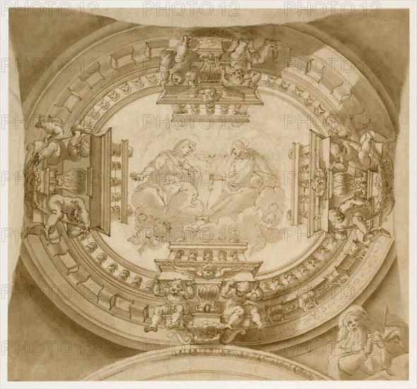 Study for a Ceiling with the Virgin and Christ in Glory