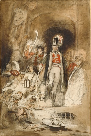 Study for 'Sir David Baird Discovering the Body of Tipu Sahib'