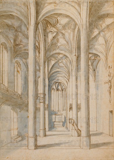 Interior of a Gothic Church