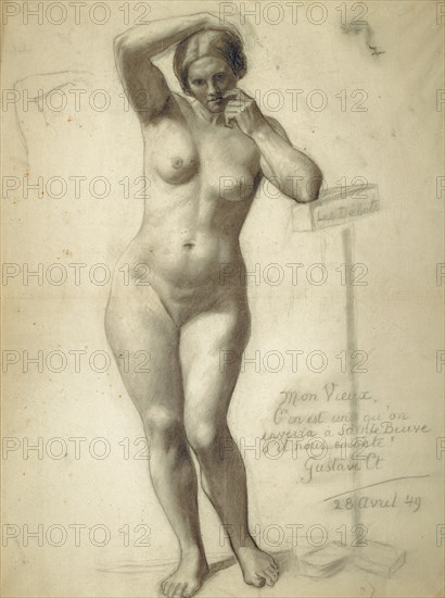 Courbet, Femme nue debout